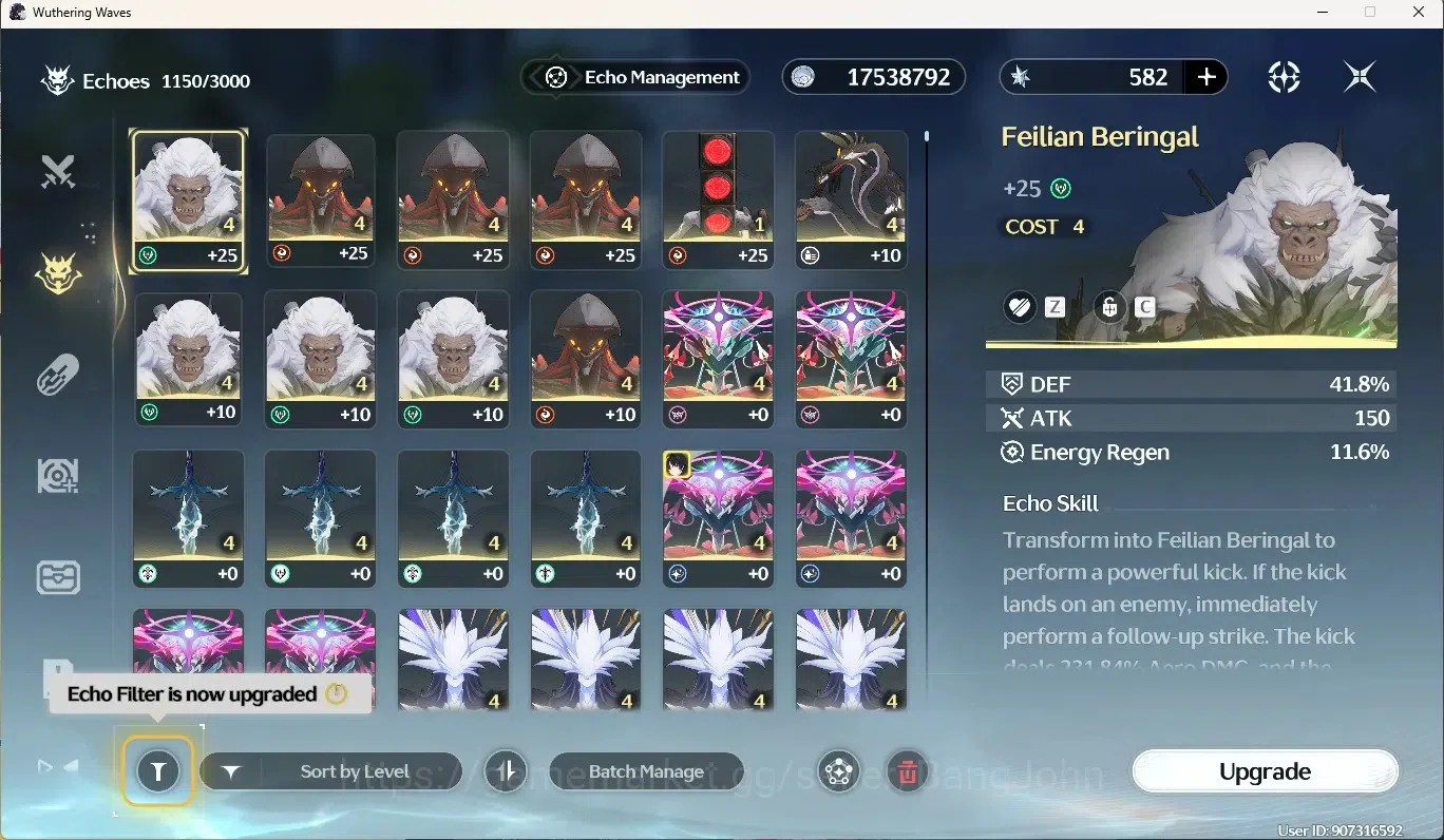 Wuthering Waves Accounts SEA|UL 48|Rank 5|2 Char Limited [Luuk HerssenRC2,D image 11