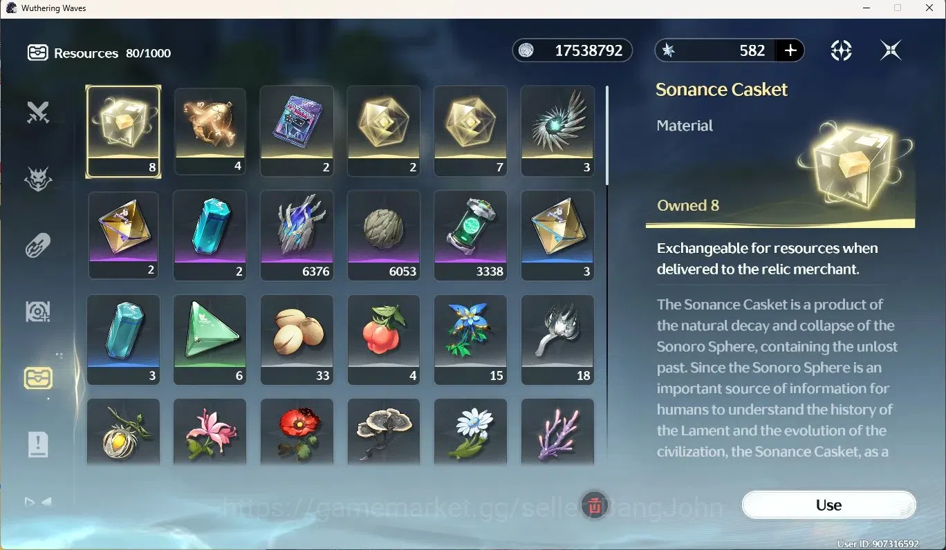 Wuthering Waves Accounts SEA|UL 48|Rank 5|2 Char Limited [Luuk HerssenRC2,D image 14