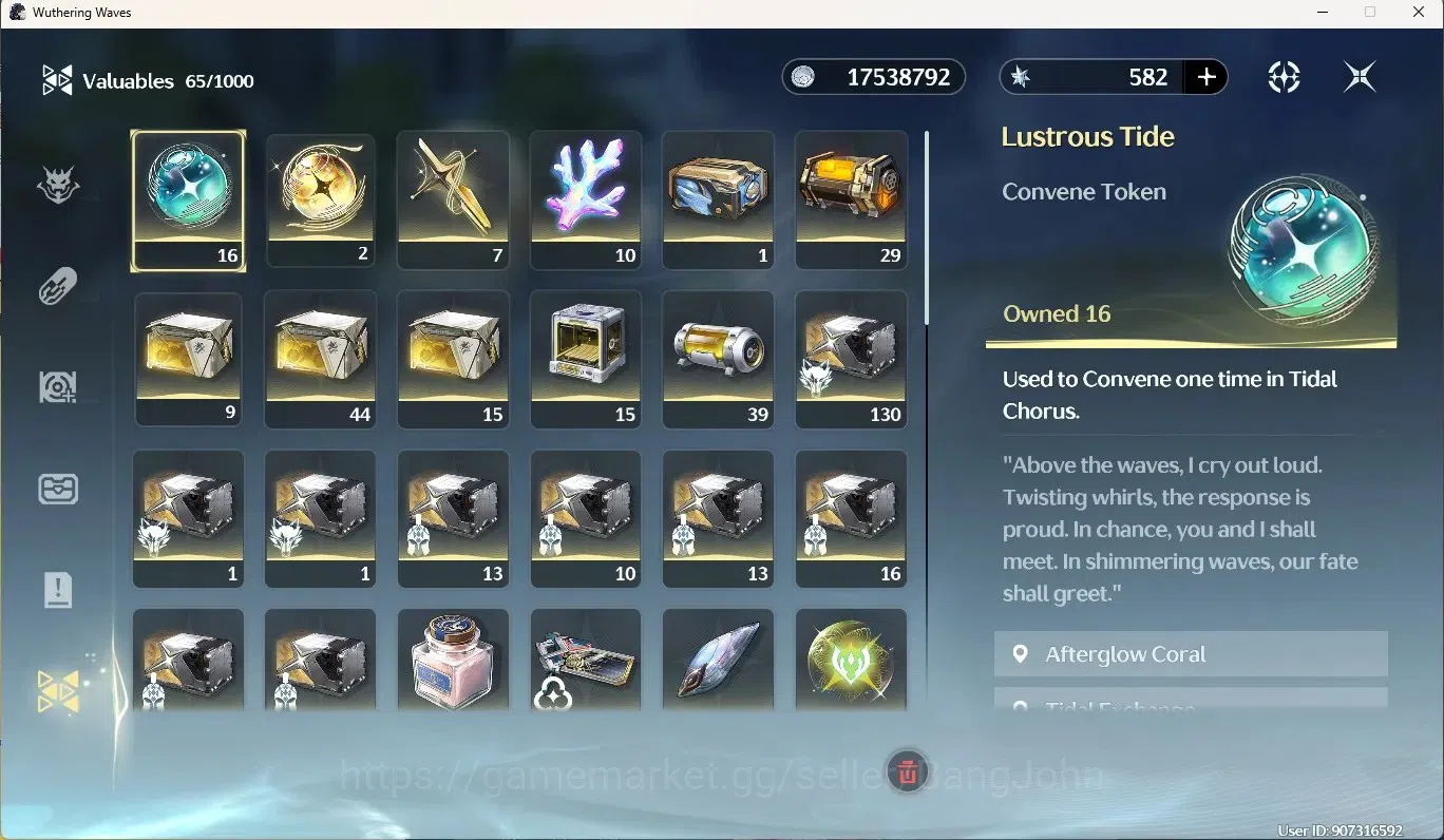 Wuthering Waves Accounts SEA|UL 48|Rank 5|2 Char Limited [Luuk HerssenRC2,D image 16