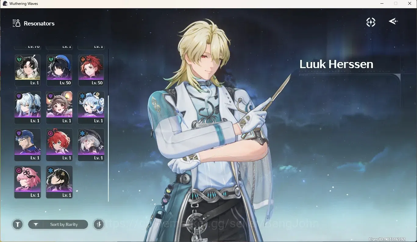 Wuthering Waves Accounts SEA|UL 48|Rank 5|2 Char Limited [Luuk HerssenRC2,D image 3