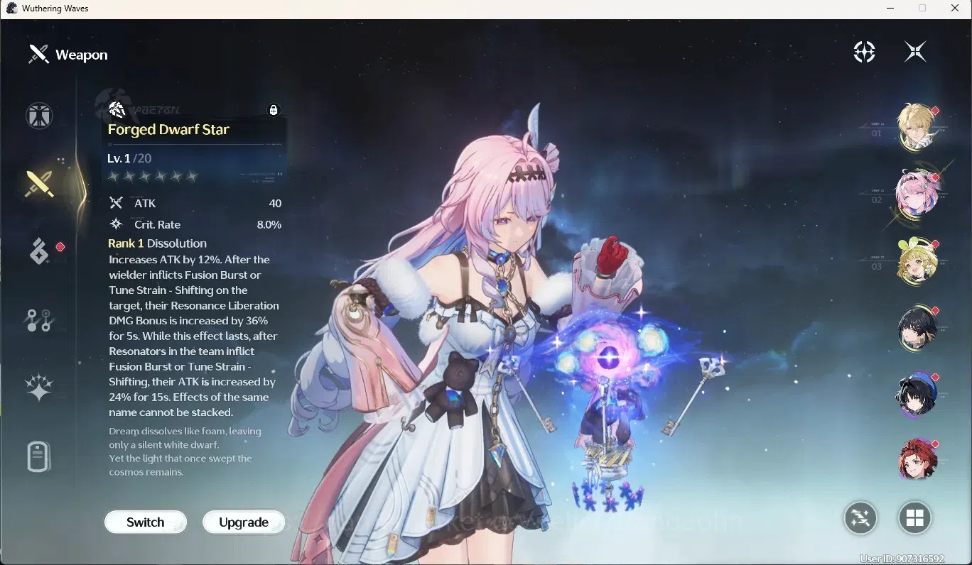 Wuthering Waves Accounts SEA|UL 48|Rank 5|2 Char Limited [Luuk HerssenRC2,D image 6