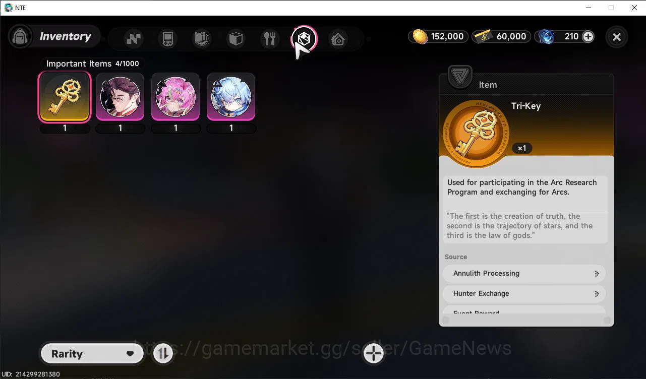 Neverness to Everness Accounts GLOBAL EU |HL 3| 1 SSR Meta Nanally | 5 SR [Adler, image 7