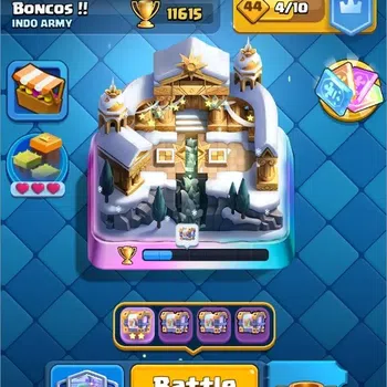 Clash Royale High-End Mobile |Trophy 11615|4 Max Cards|10 EVO Cards|5 He image 1