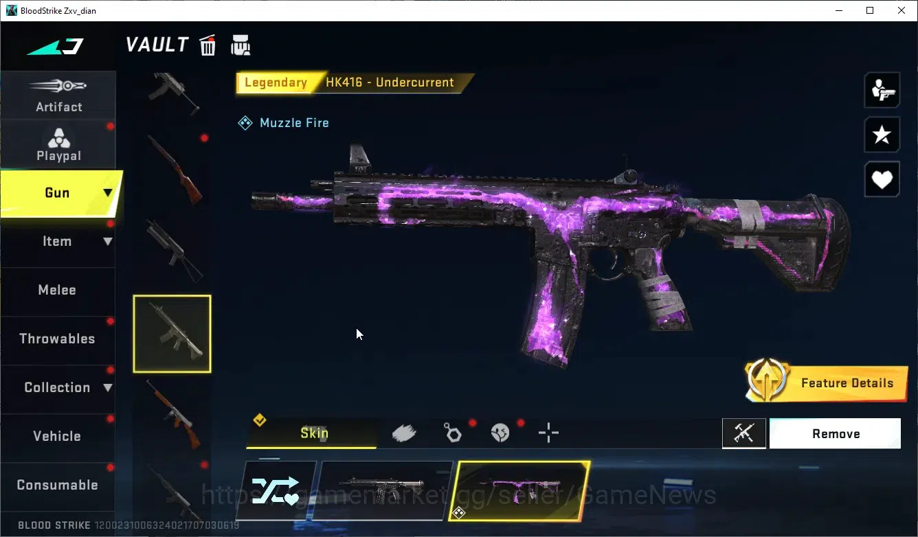 Blood Strike Accounts ASIA|Melee Talon Knife - Sanctum+ 2 Ultra(Sedan Od image 10
