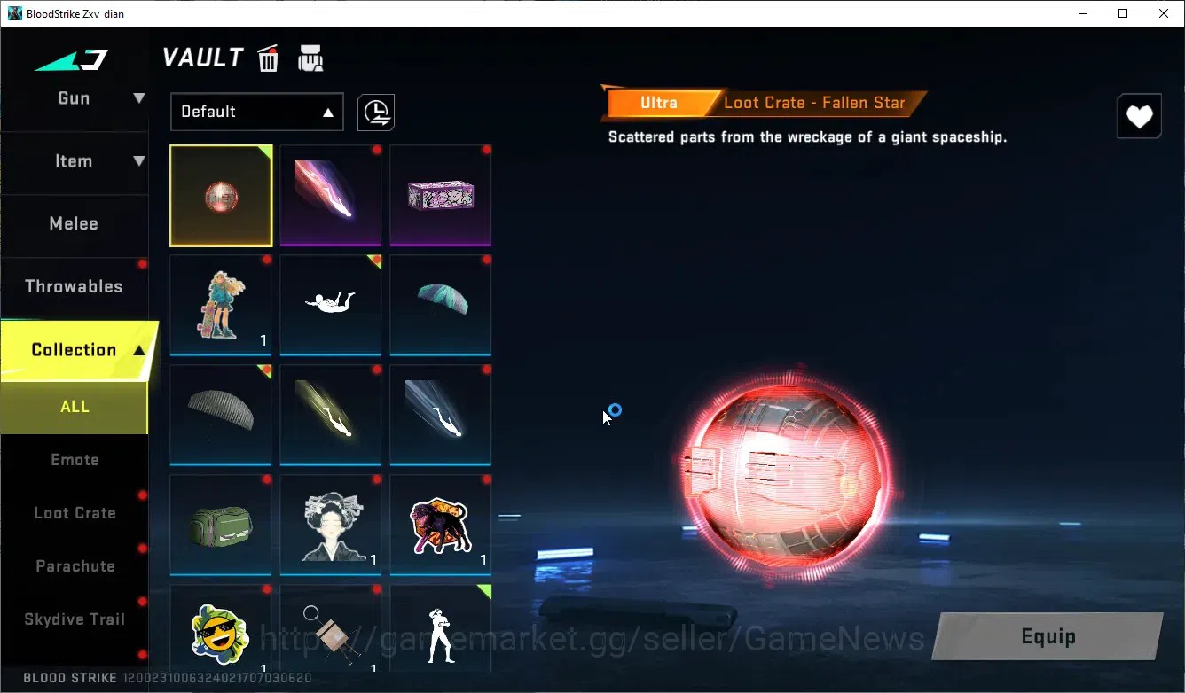 Blood Strike Accounts ASIA|Melee Talon Knife - Sanctum+ 2 Ultra(Sedan Od image 14