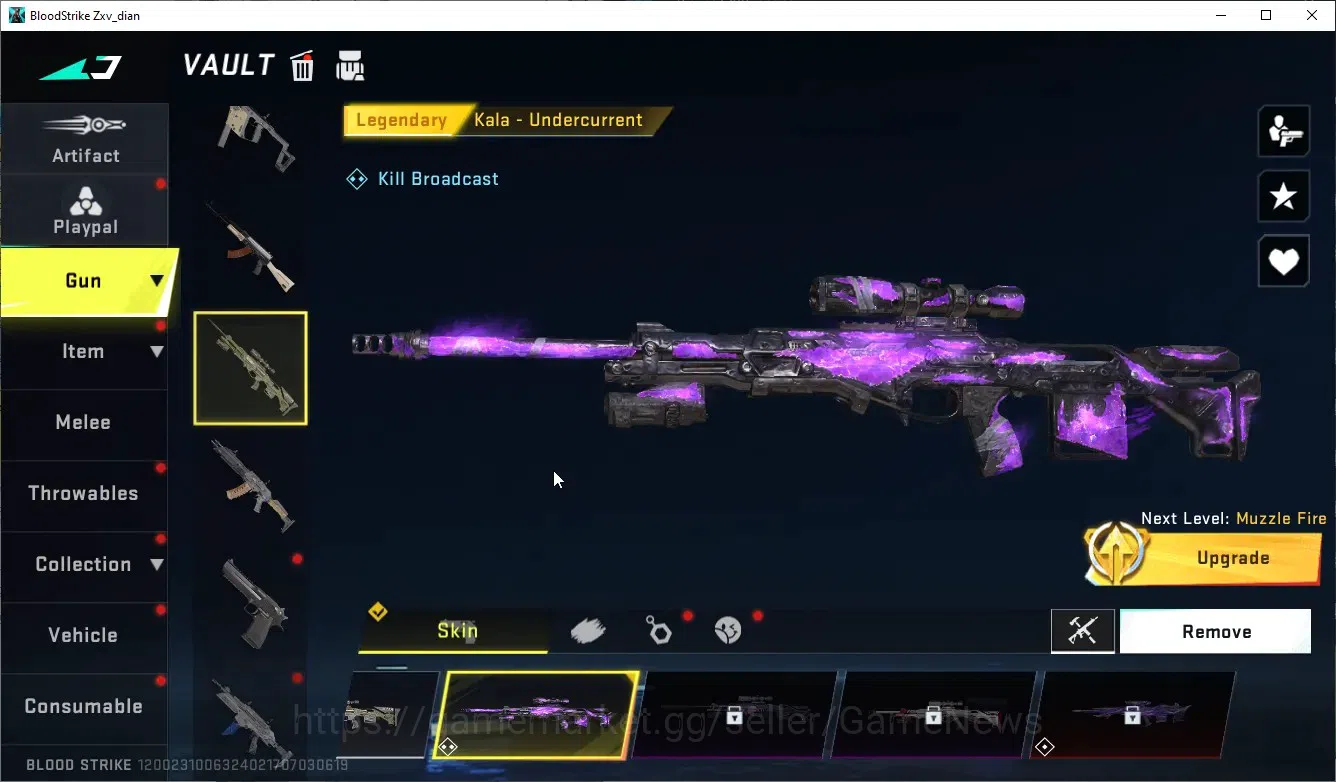 Blood Strike Accounts ASIA|Melee Talon Knife - Sanctum+ 2 Ultra(Sedan Od image 6