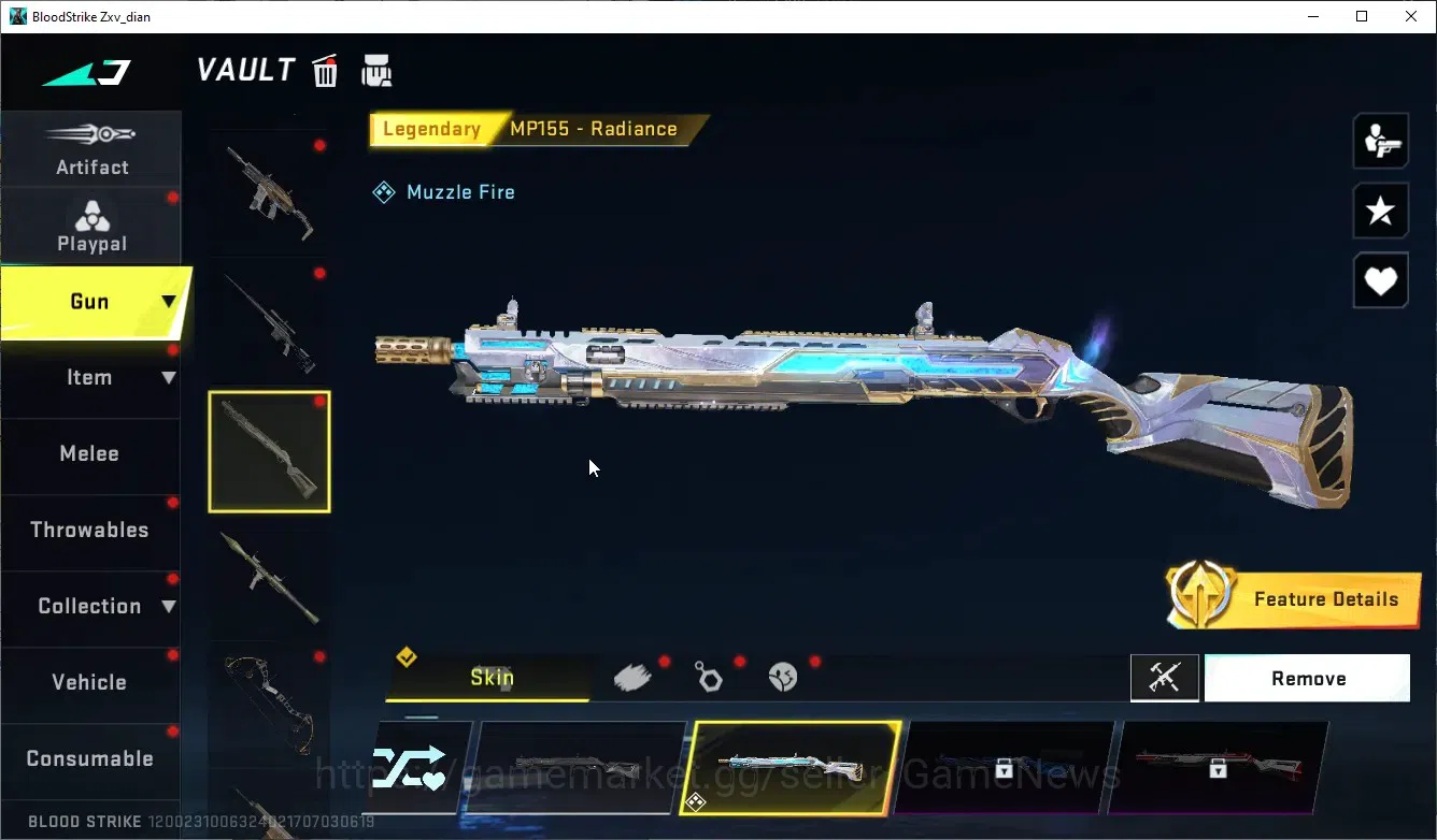 Blood Strike Accounts ASIA|Melee Talon Knife - Sanctum+ 2 Ultra(Sedan Od image 9