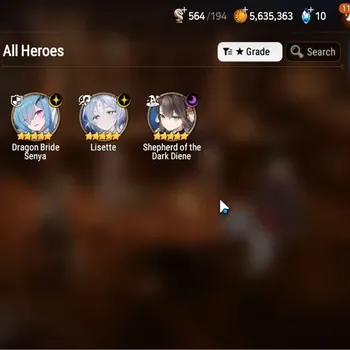 Epic Seven Accounts Starter Global|Unverif|Best Starter 3ML(Lisette,Shepherd Dark Diene,SB Senya)|PoH+Bless ON|Theater