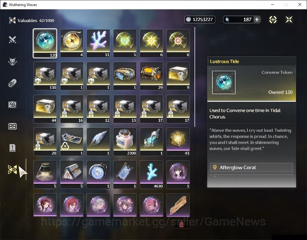 Wuthering Waves Accounts NA|UL 46|120 Lustrous Tide|3 Limited| [Aemeath,Lup image 8