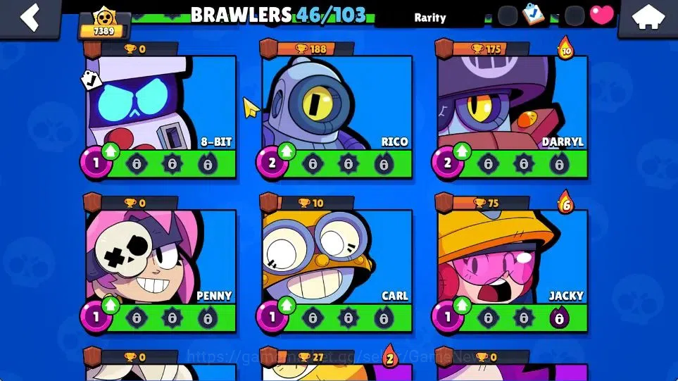Brawl Stars Accounts 7389 Trophy|4,3K Bling|46 Brawlers 7 Max |1 Hyperc image 10