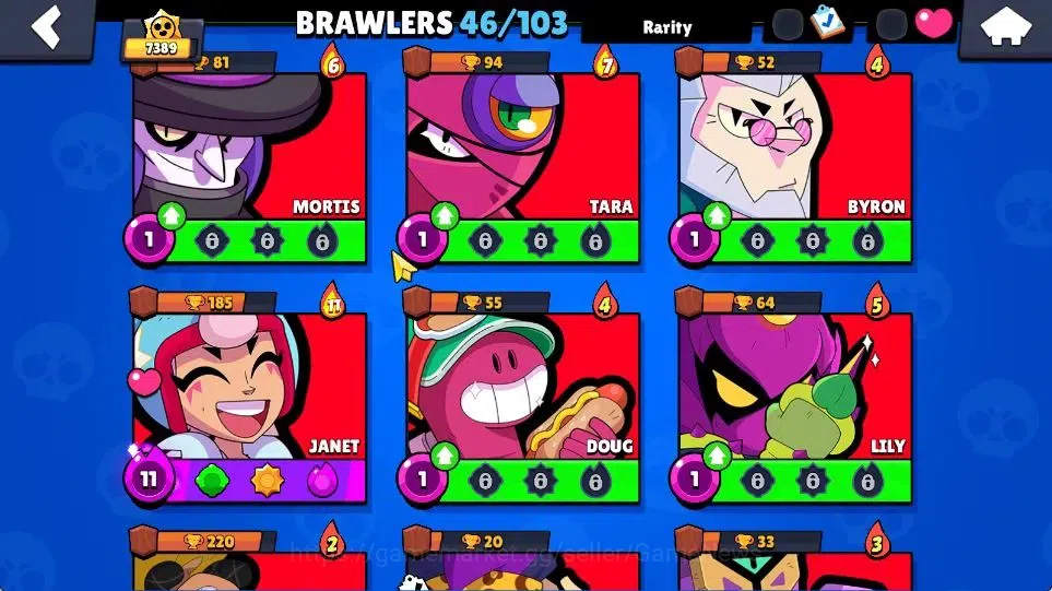 Brawl Stars Accounts 7389 Trophy|4,3K Bling|46 Brawlers 7 Max |1 Hyperc image 13