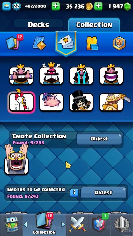 Clash Royale Accounts Midgame Lvl 22|Trophy 3256|KTL 9|Limited Skin|Card 68| 4 EVO 19 Epic 23 Rare 26 Common|Take 11