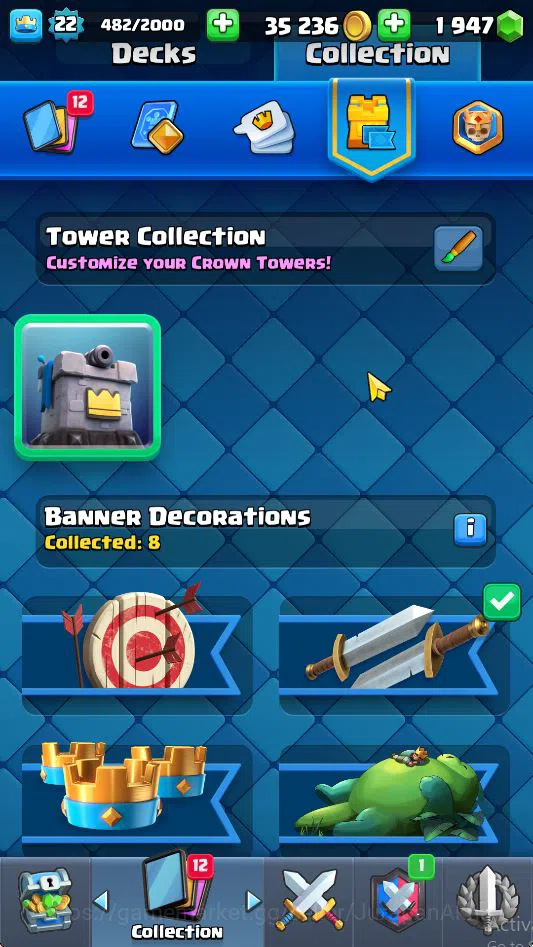 Clash Royale Accounts Midgame Lvl 22|Trophy 3256|KTL 9|Limited Skin|Card 68| 4 EVO 19 Epic 23 Rare 26 Common|Take 12