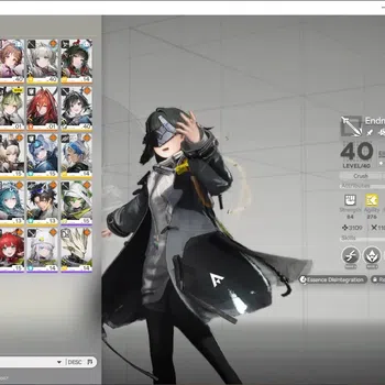 Arknights: Endfield Accounts Asia|Lv55|6 SSR(2 Limited)+6(*6Weapon)|(Zhuang Fangyi+Sign)Rossi|42k Oro|1 Char Selector+2 Wp