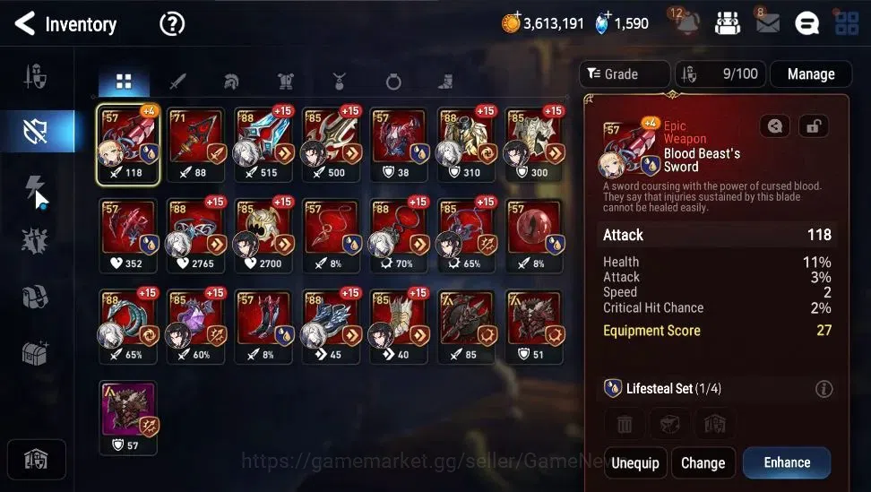 Epic Seven Accounts GLOBAL Unverif|2 ML[SN Yulha,Straze]+Landy,Elena,T image 15