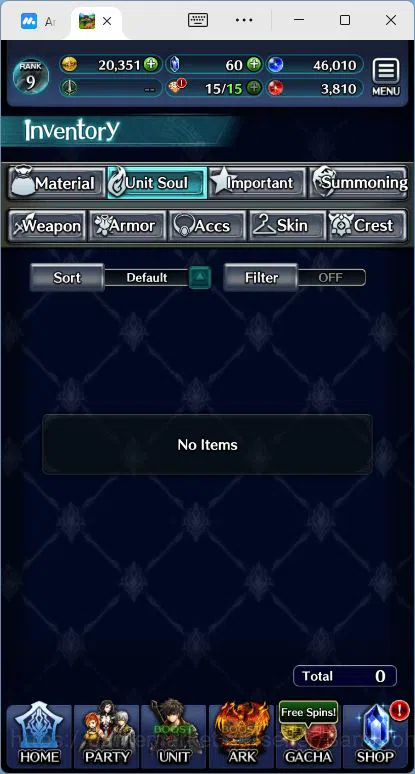Last Cloudia Accounts GLOBAL|Rank 9|Collab Swordsman,MBRei|Other Unit GL image 9
