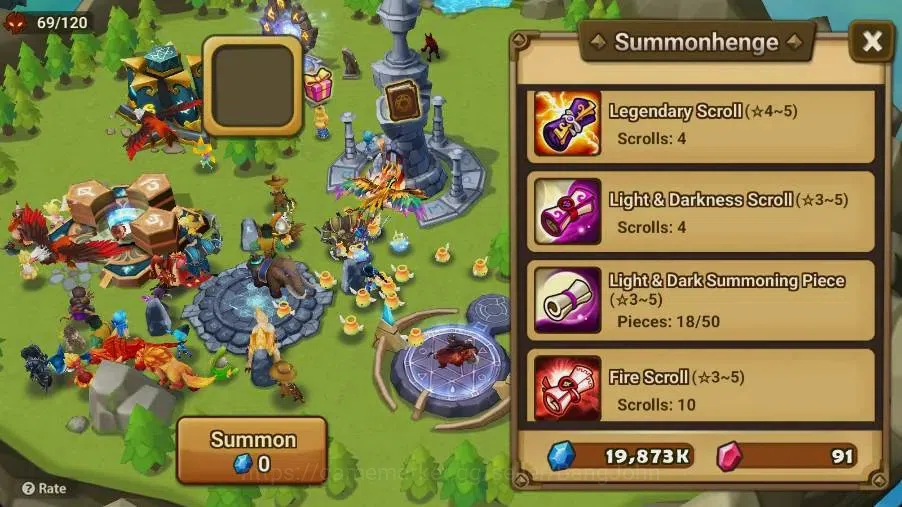 Summoners War: Sky Arena Accounts Starter GLOBAL | NB 5 TESHAR,Starter Gacha 115 12Y+160 11Y Scrool, 3 Legendary All 4