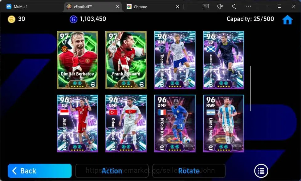 eFootball Accounts Mobile|PW 3194|Bigtijme Dembele|Epic Cannavaro,For image 4