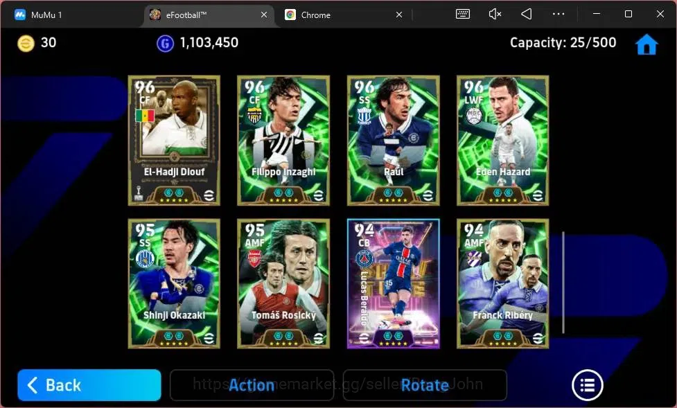 eFootball Accounts Mobile|PW 3194|Bigtijme Dembele|Epic Cannavaro,For image 5