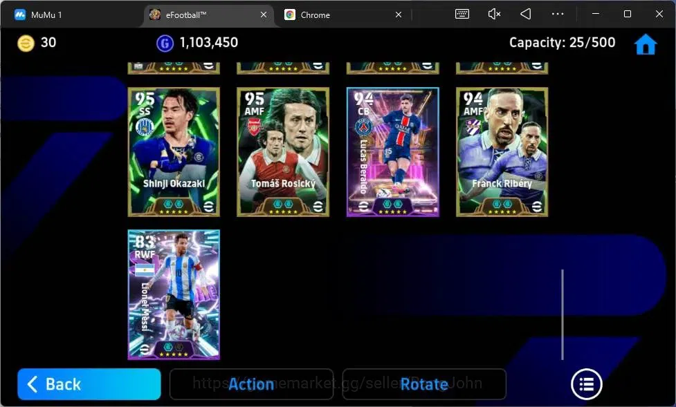 eFootball Accounts Mobile|PW 3194|Bigtijme Dembele|Epic Cannavaro,For image 6