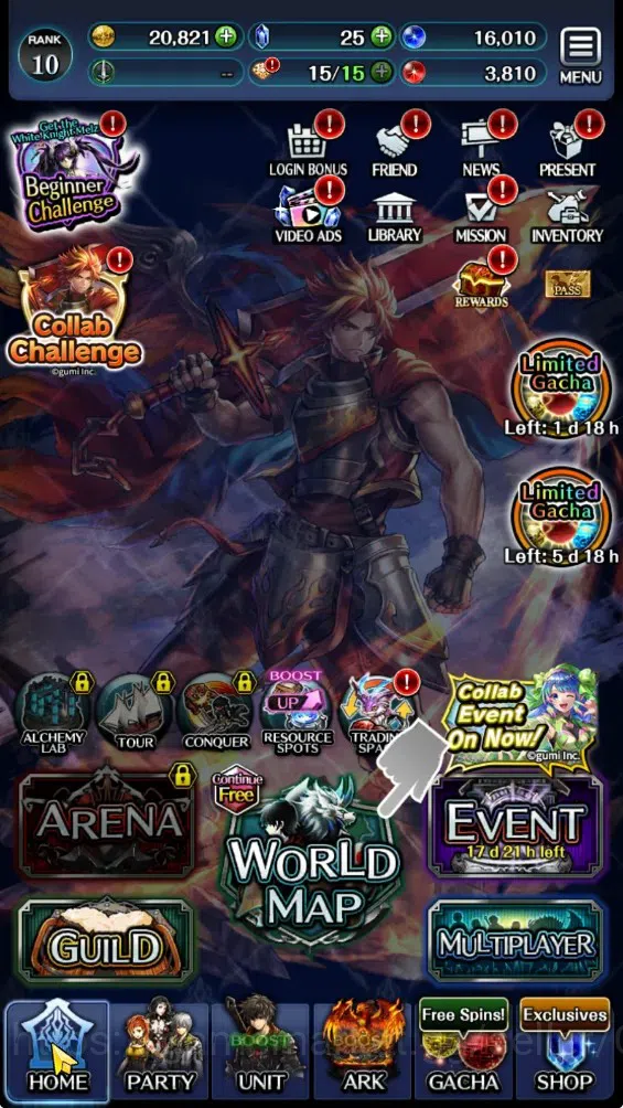 Last Cloudia Accounts GLOBAL|Rank 10|Collab BraveFrontier(Fire God Varga image 10