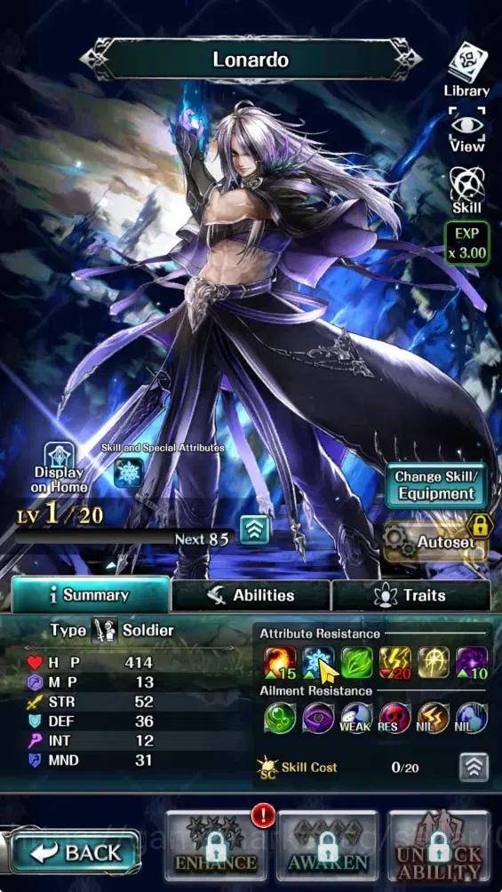 Last Cloudia Accounts GLOBAL|Rank 10|Collab BraveFrontier(Fire God Varga image 7