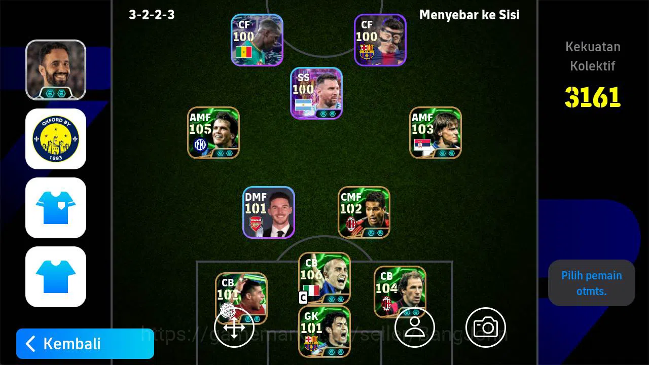 eFootball Others Power 3161, k. kvartas big, matthaus big, baresi e image 1