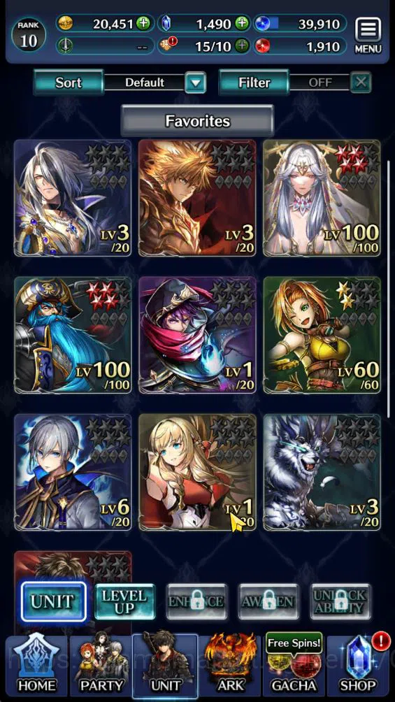 Last Cloudia Accounts GLOBAL|Rank 10| Top Tier Unit [Emperor Lonardo,Ark image 10