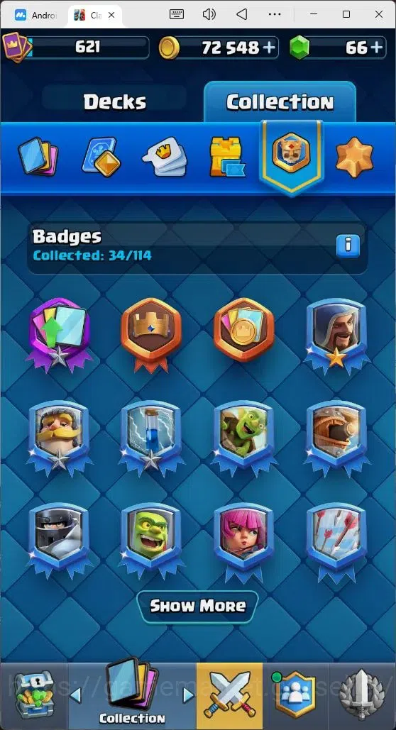 Clash Royale Accounts Mobile |Trophy 4673|5 EVO Cards|1 Hero Card|66 Gem image 14