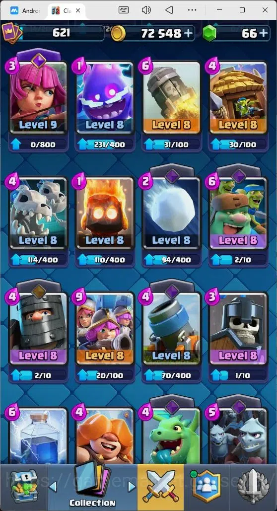 Clash Royale Accounts Mobile |Trophy 4673|5 EVO Cards|1 Hero Card|66 Gem image 5