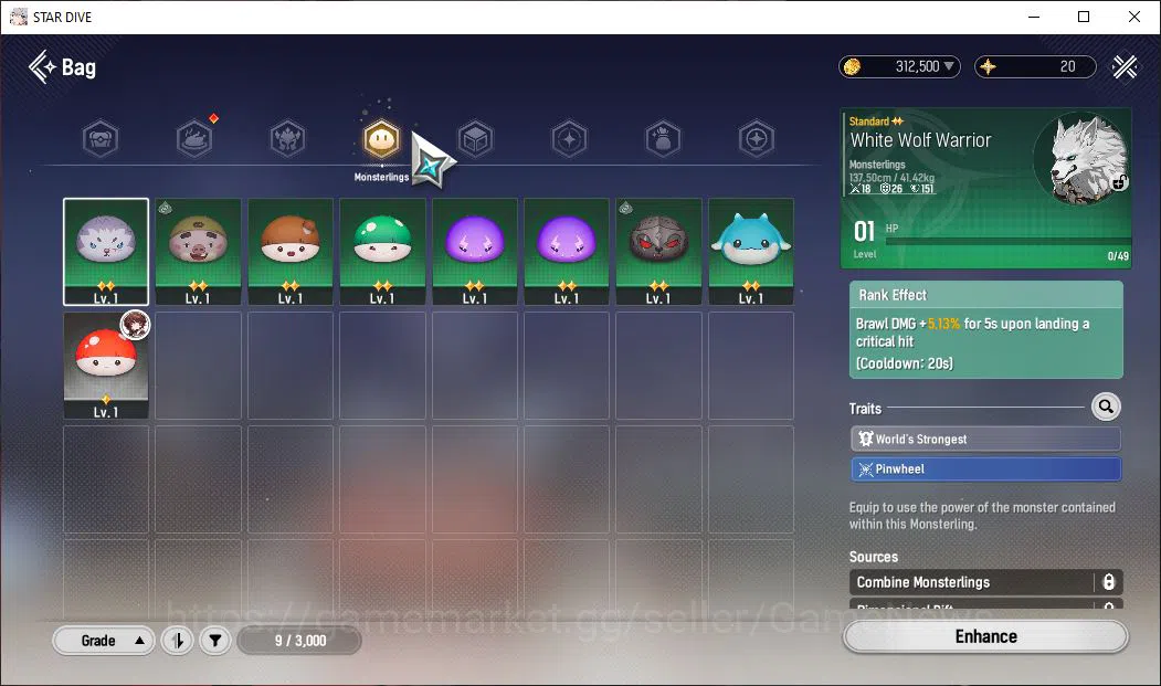 Mongil:Star Dive Accounts Global | Fresh Starter AL 1 | 1 SSR Meta - Jiwon | image 6