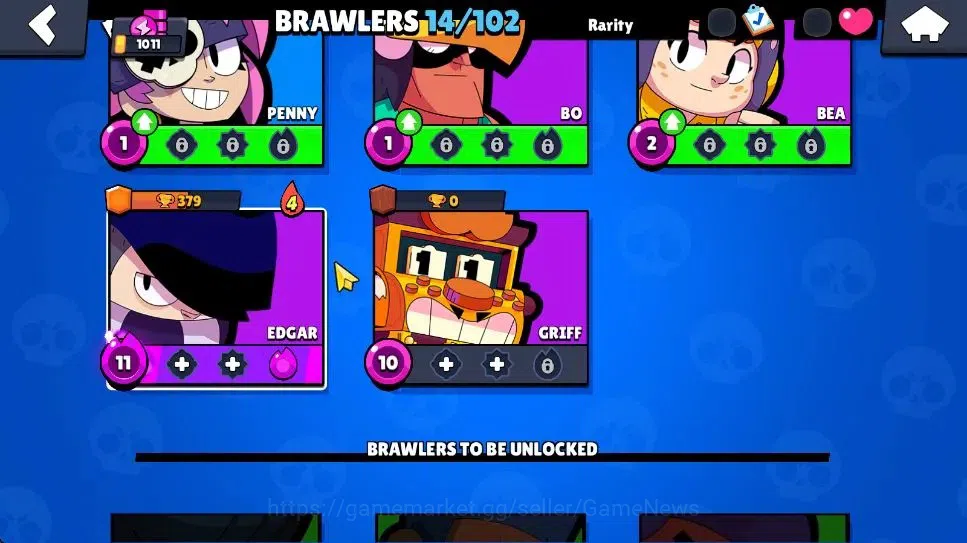 Brawl Stars Accounts 1011 Trophy|4K Bling|14 Brawlers 2 Max Lvl [Shelly image 10