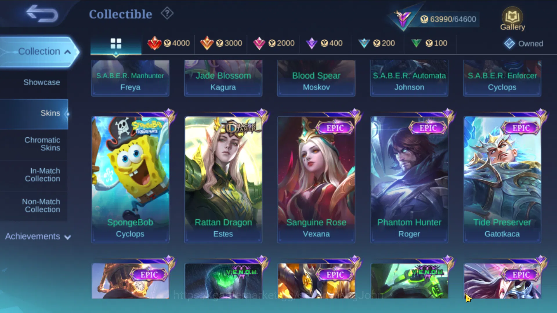 Mobile Legends: Bang Bang Accounts Hero 84, Skin 265, Recall TasTas, Good WR | LBox Z image 11