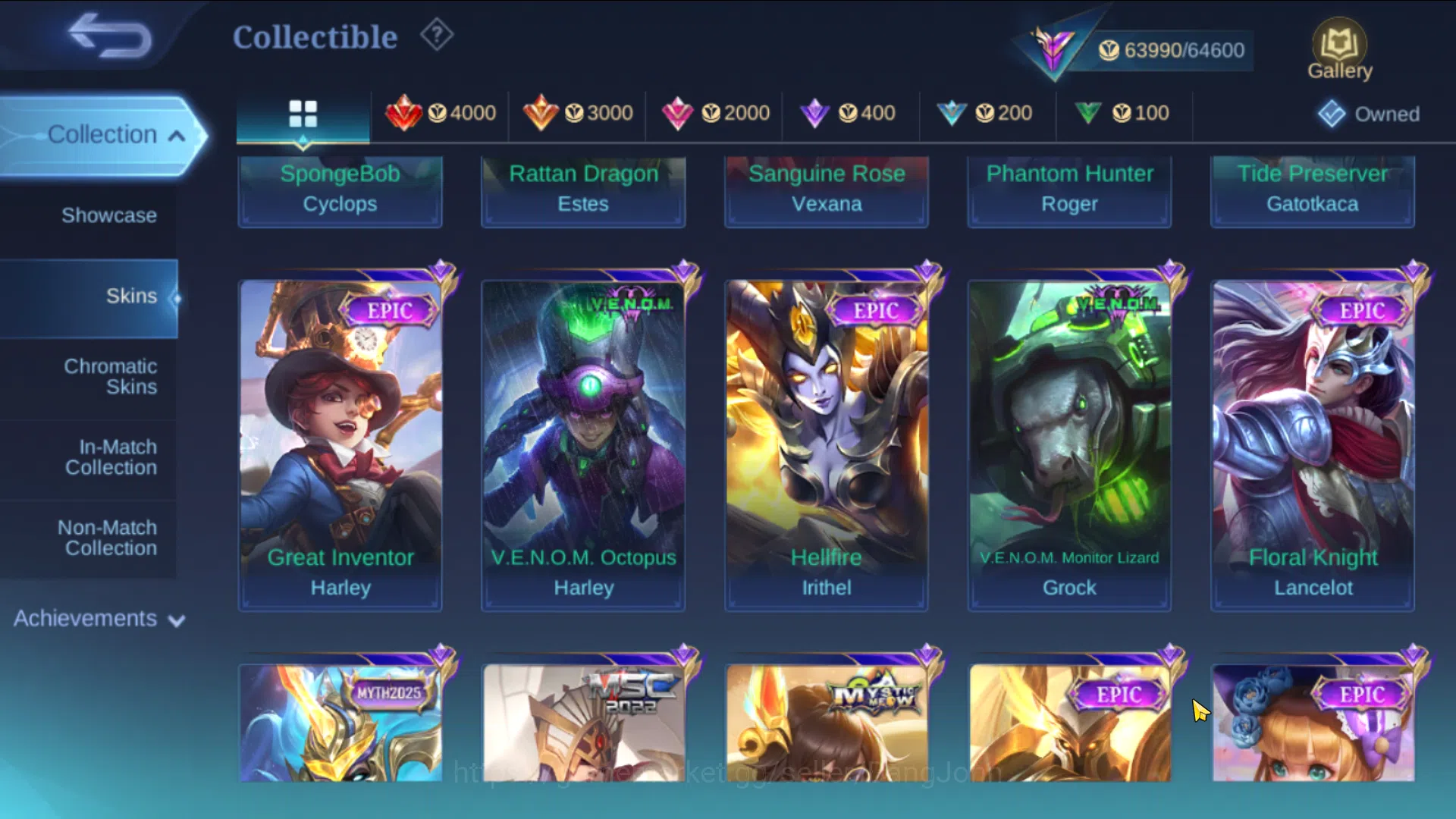 Mobile Legends: Bang Bang Accounts Hero 84, Skin 265, Recall TasTas, Good WR | LBox Z image 12