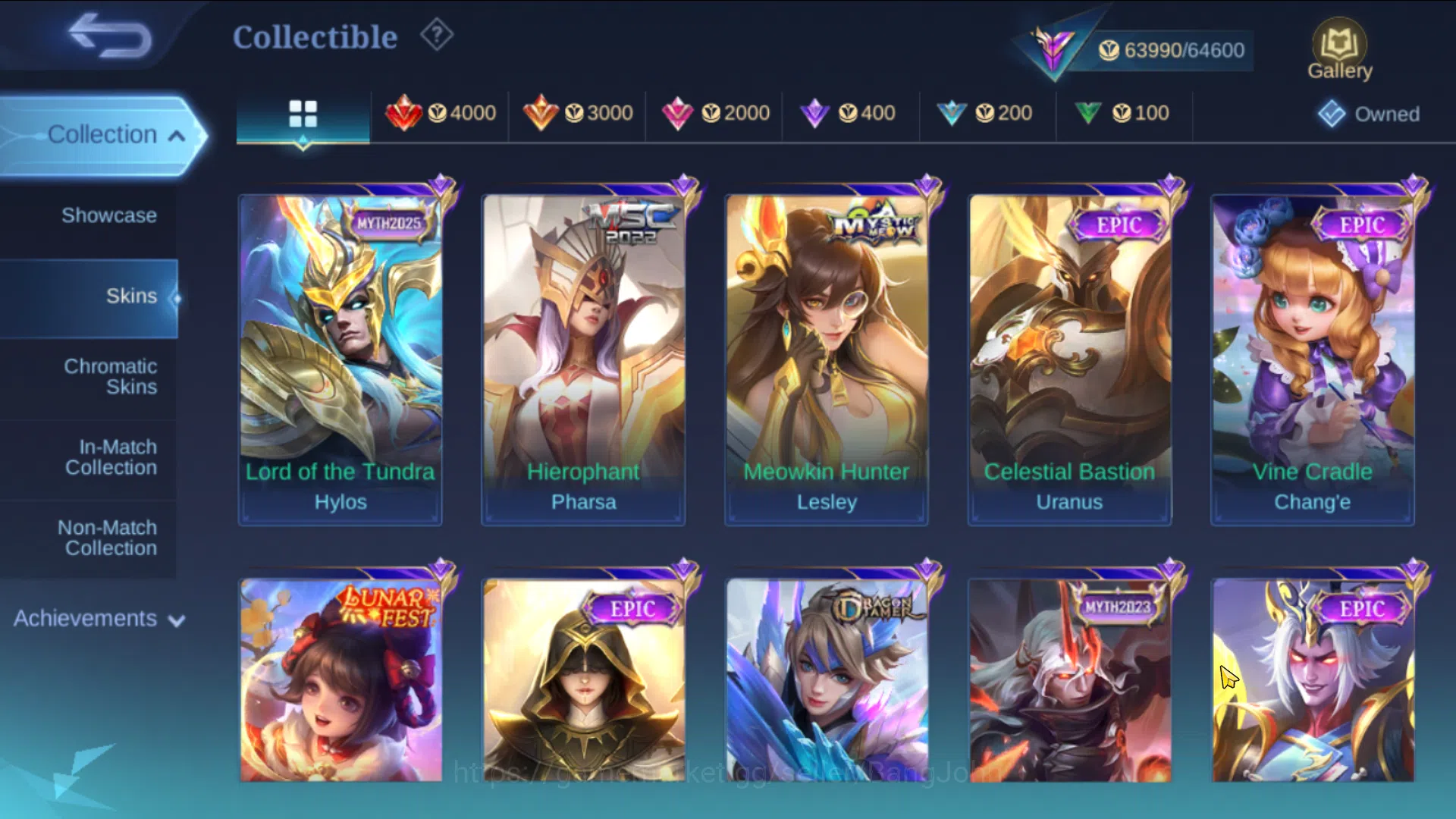 Mobile Legends: Bang Bang Accounts Hero 84, Skin 265, Recall TasTas, Good WR | LBox Z image 13