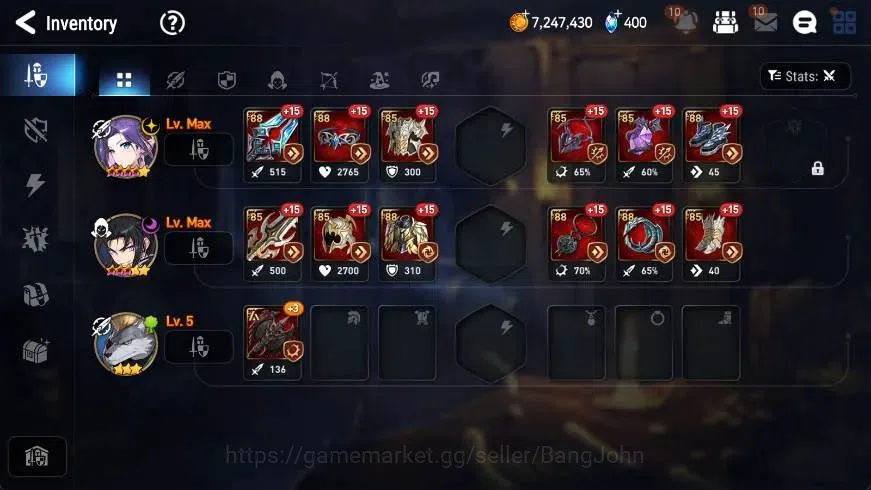 Epic Seven Accounts Global | Starter|3 ML(Ruele of Light,D Corvus,Hars image 10