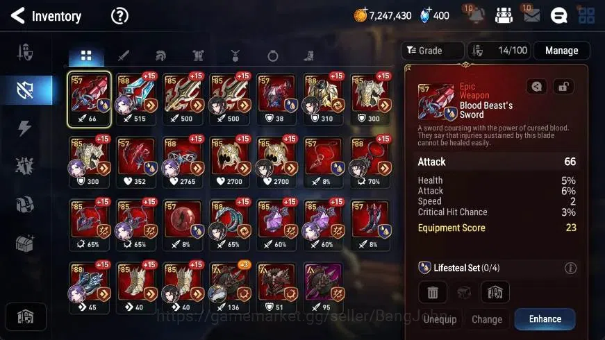 Epic Seven Accounts Global | Starter|3 ML(Ruele of Light,D Corvus,Hars image 11
