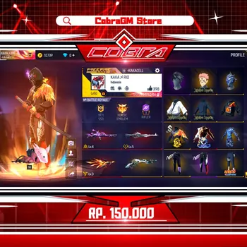 Free Fire Accounts Akun Free Fire Vault 80 | Evo 3 | Solar Esclipe | Megumi | Sukuna | Ember Fracture | Angel | Kakashi | Sg
