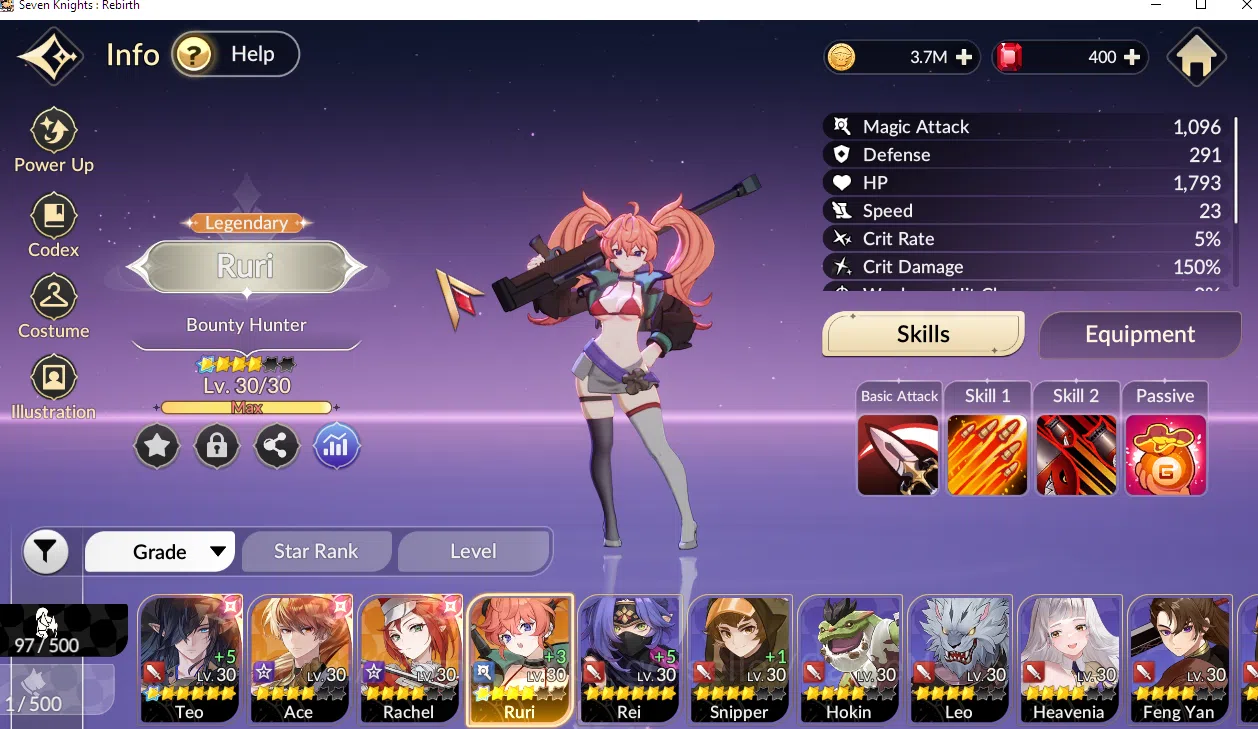 Seven Knights Re:Birth Accounts Re:BIRTH [Global Best Fresh Starter] 4 Legendary ( image 10