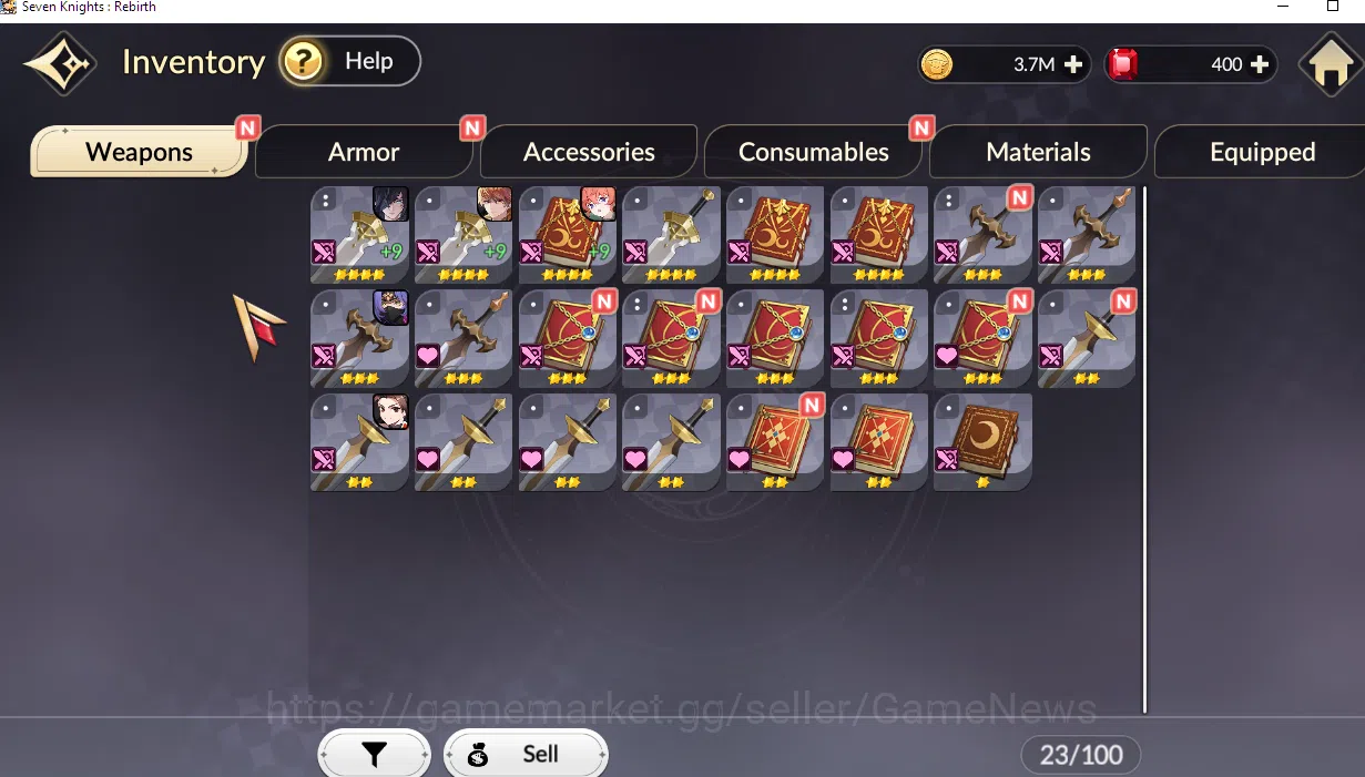 Seven Knights Re:Birth Accounts Re:BIRTH [Global Best Fresh Starter] 4 Legendary ( image 6