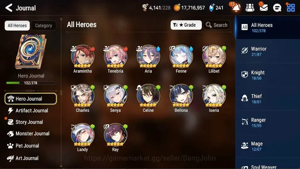 Epic Seven Accounts Global| 5ML(Belian,DKSharun,Astromancer Elena,Abys image 7