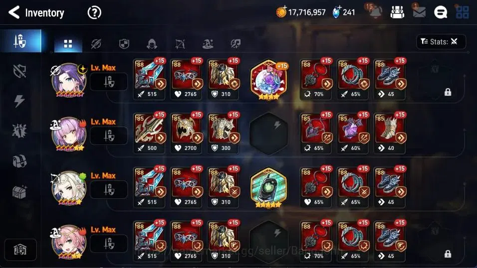 Epic Seven Accounts Global| 5ML(Belian,DKSharun,Astromancer Elena,Abys image 8