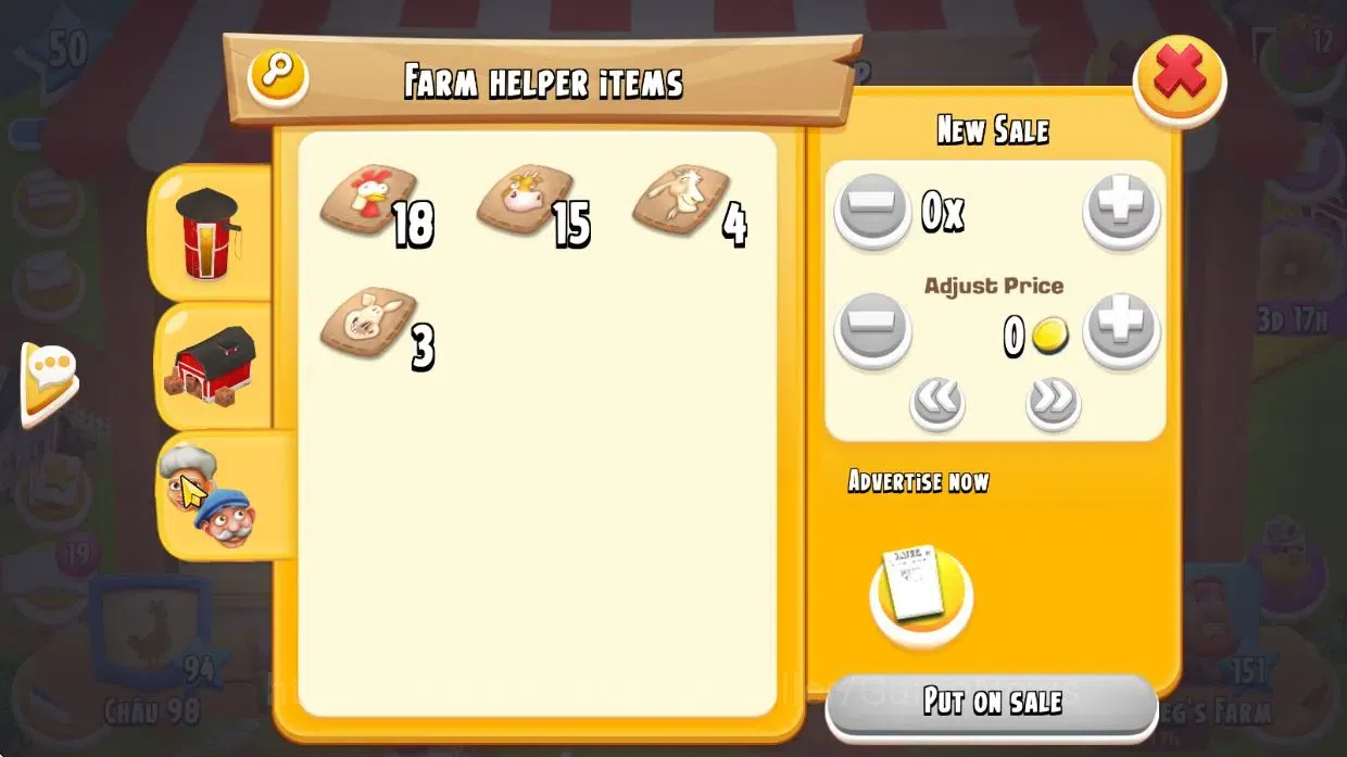Hay Day Accounts Lvl 50 |Silo Storage 800 + Barn Storage 3100 + 996 image 11