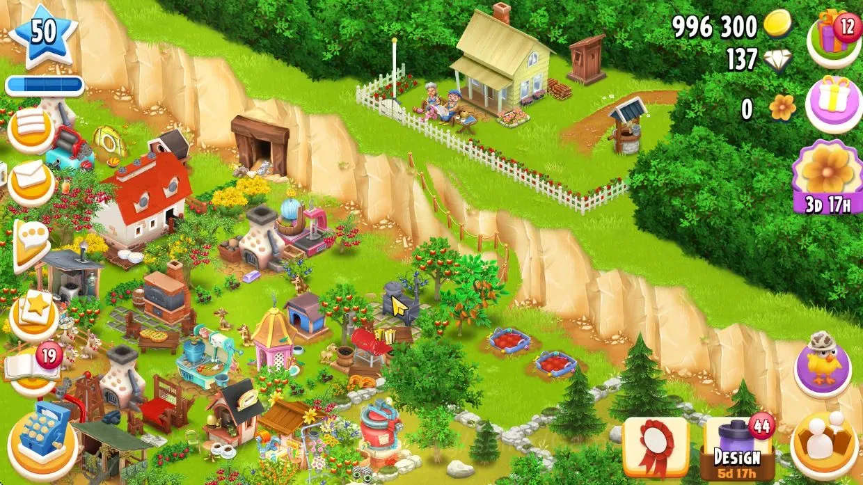 Hay Day Accounts Lvl 50 |Silo Storage 800 + Barn Storage 3100 + 996 image 5