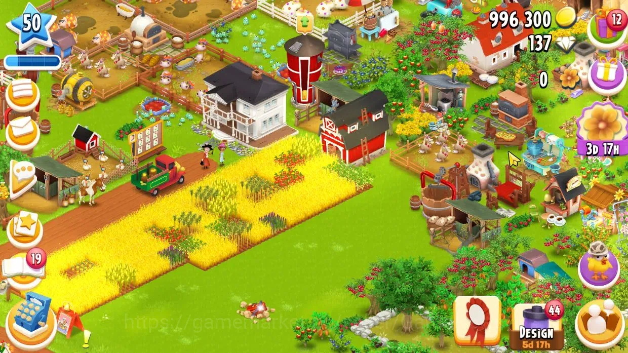 Hay Day Accounts Lvl 50 |Silo Storage 800 + Barn Storage 3100 + 996 image 6