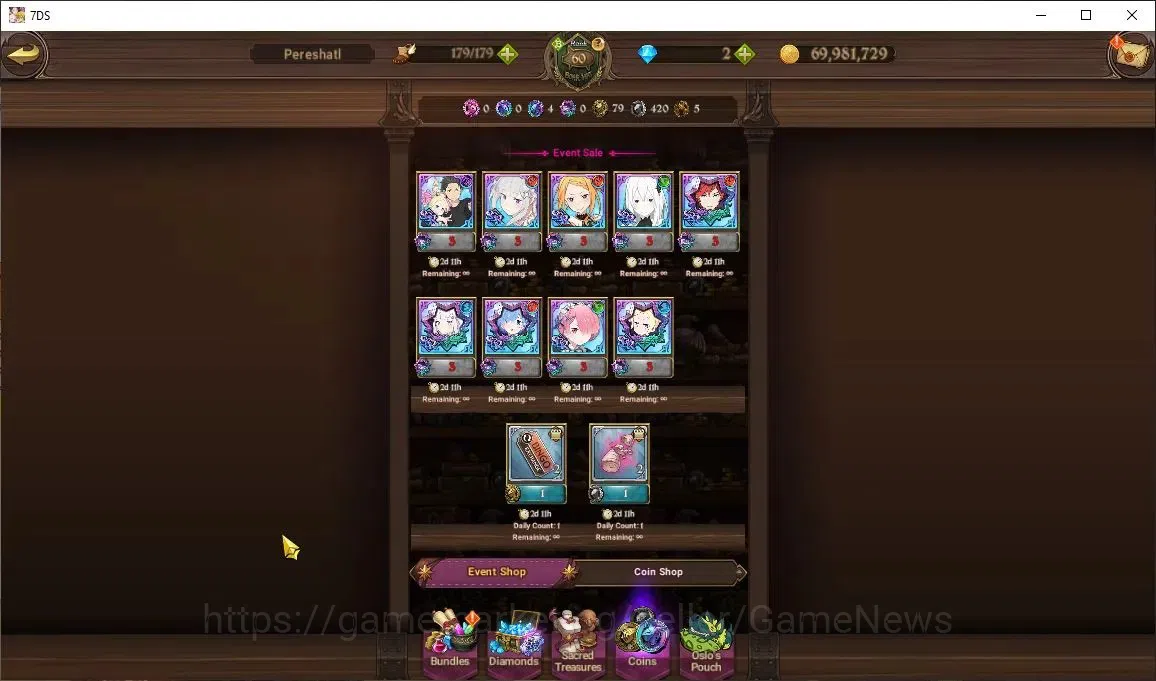 The Seven Deadly Sins: Grand Cross Accounts Asia|1,7M CC|Chapter 5|110 LS|1 LR+5 UR+Collab ReZ image 12