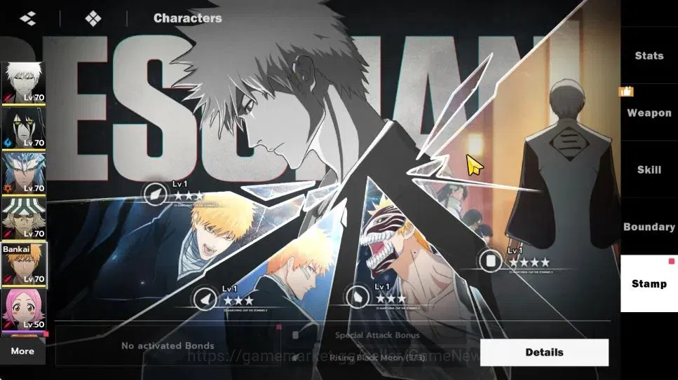 BLEACH: Soul Resonance Accounts NUVERSE SEA|Lvl 57|6 SSR|6 Sign|(UlquiorraRes,GrimmjowRes,Ichigo 19