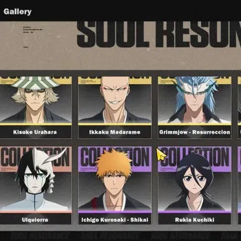 BLEACH: Soul Resonance Accounts NUVERSE SEA|Lvl 57|6 SSR|6 Sign|(UlquiorraRes,GrimmjowRes,Ichigo