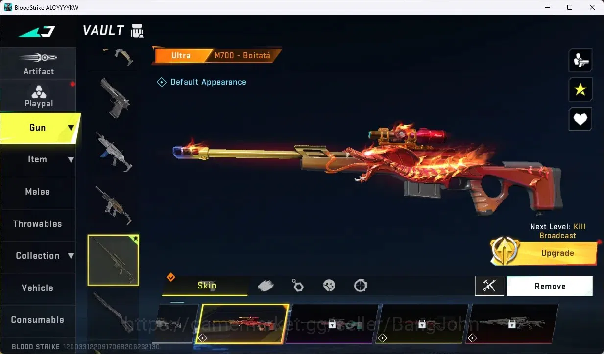 Blood Strike Accounts ASIA | 1 Ultra M700 - Boitata |Legendary M4A1 Veno image 3