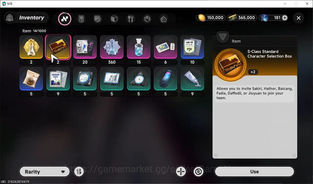 Neverness to Everness Accounts GLOBAL SEA|HL 3|3 S-Class| Limited Shinku+Sign, Baicang+Sign, Hathor |2 Selector On|Orchid 10